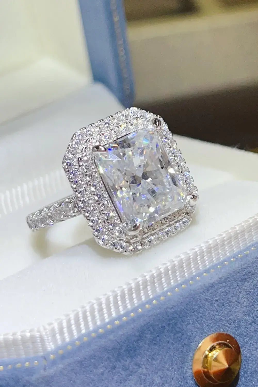 2 Carat Moissanite 925 Sterling Silver Ring - Trendsi - Flyclothing LLC