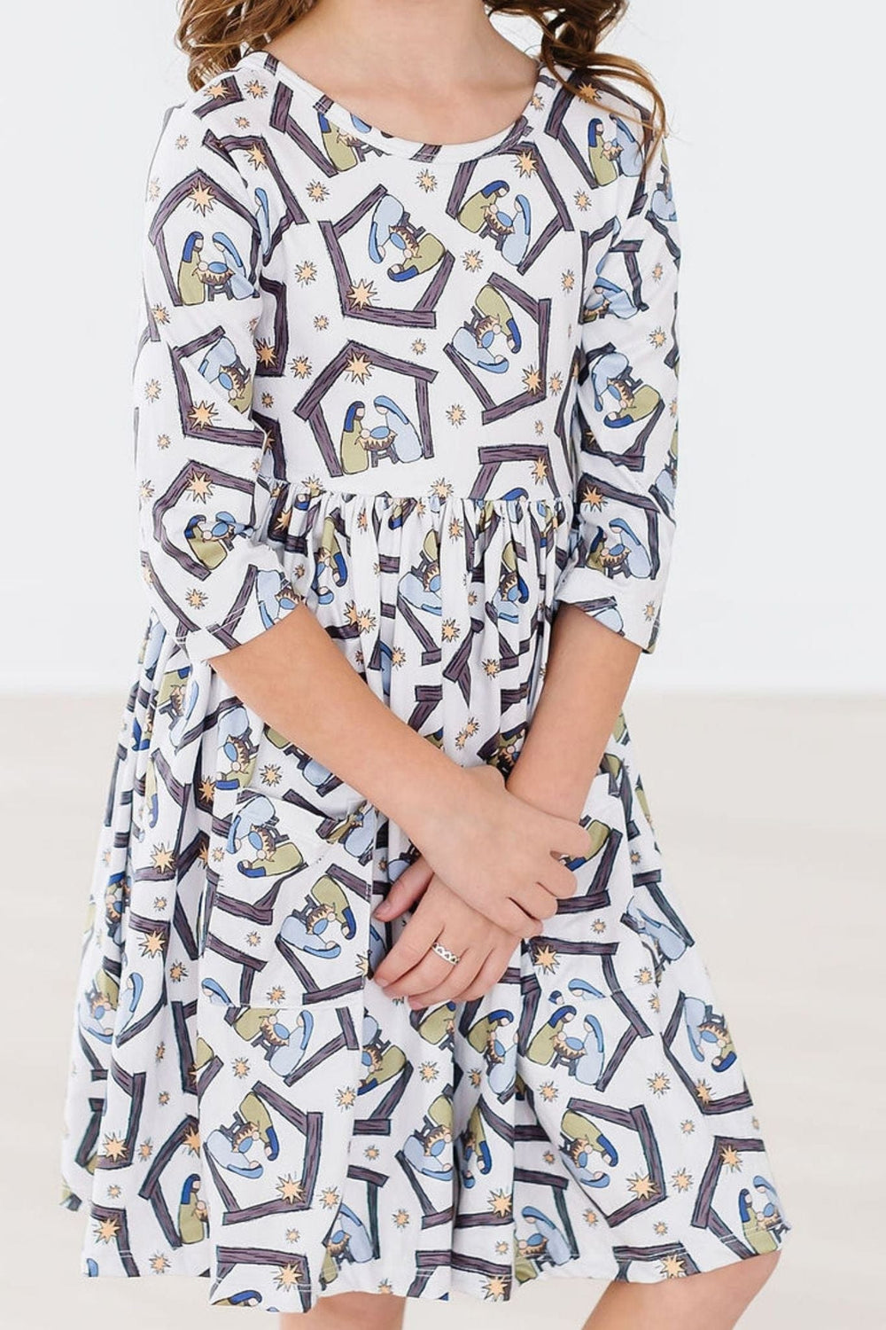 SALE Nativity Pocket Twirl Dress - Mila & Rose ®