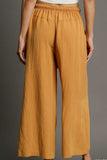 Umgee Full Size Rope Drawstring Wide Leg Pants Plus Size - Trendsi - Flyclothing LLC