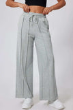 Drawstring Wide Leg Active Pants - Trendsi - Flyclothing LLC
