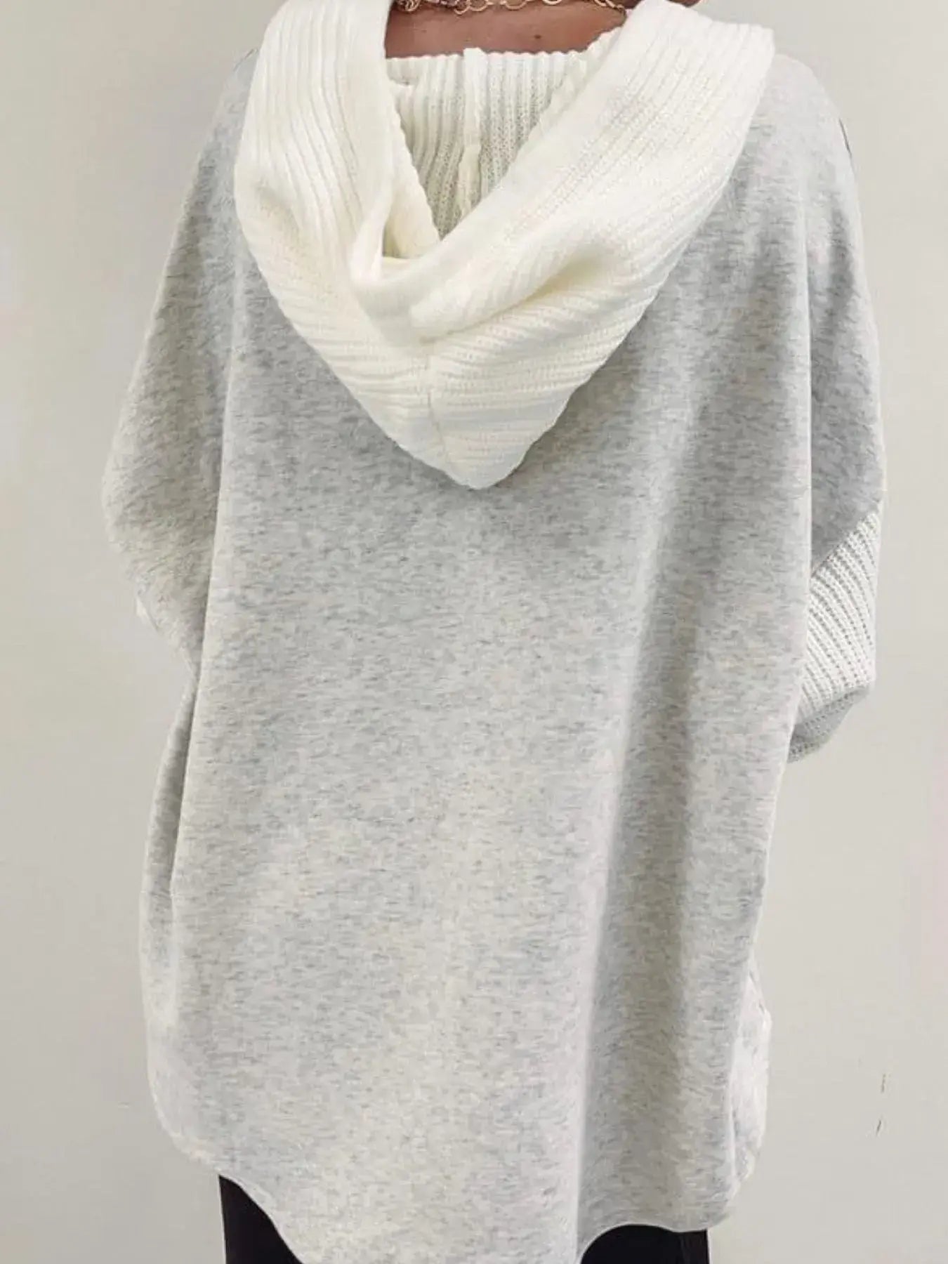Drawstring Button Front Hoodie - Trendsi - Flyclothing LLC