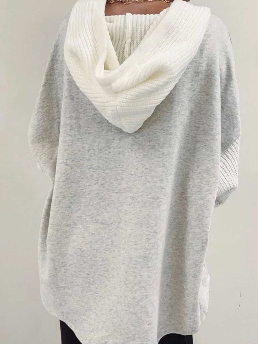 Drawstring Button Front Hoodie - Trendsi - Flyclothing LLC