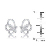 .45 Ct CZ Butterfly Stud Earrings - JGI - Flyclothing LLC