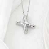 Copper Bubble Letter Pendant Necklace - Trendsi - Flyclothing LLC