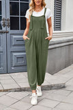 Lovelet Knotted Strap Overalls with Pockets - Trendsi