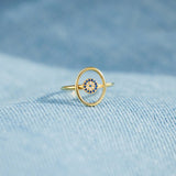 925 Sterling Silver Evil Eye Ring - Trendsi