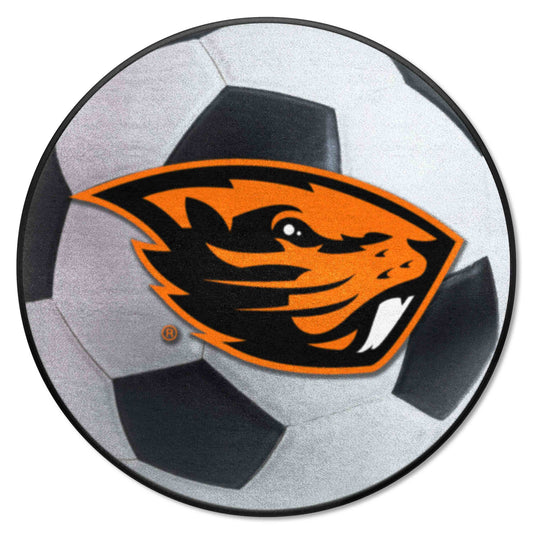 Oregon State Beavers Soccer Ball Rug - 27in. Diameter - Oregon State