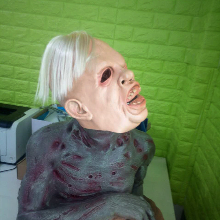 Horror One-Eyeed Mask Cosplay Scary Zombine Joker Haunted House Latex Masks Helmet Halloween Party Costume Props - My Store - Flyclothing LLC