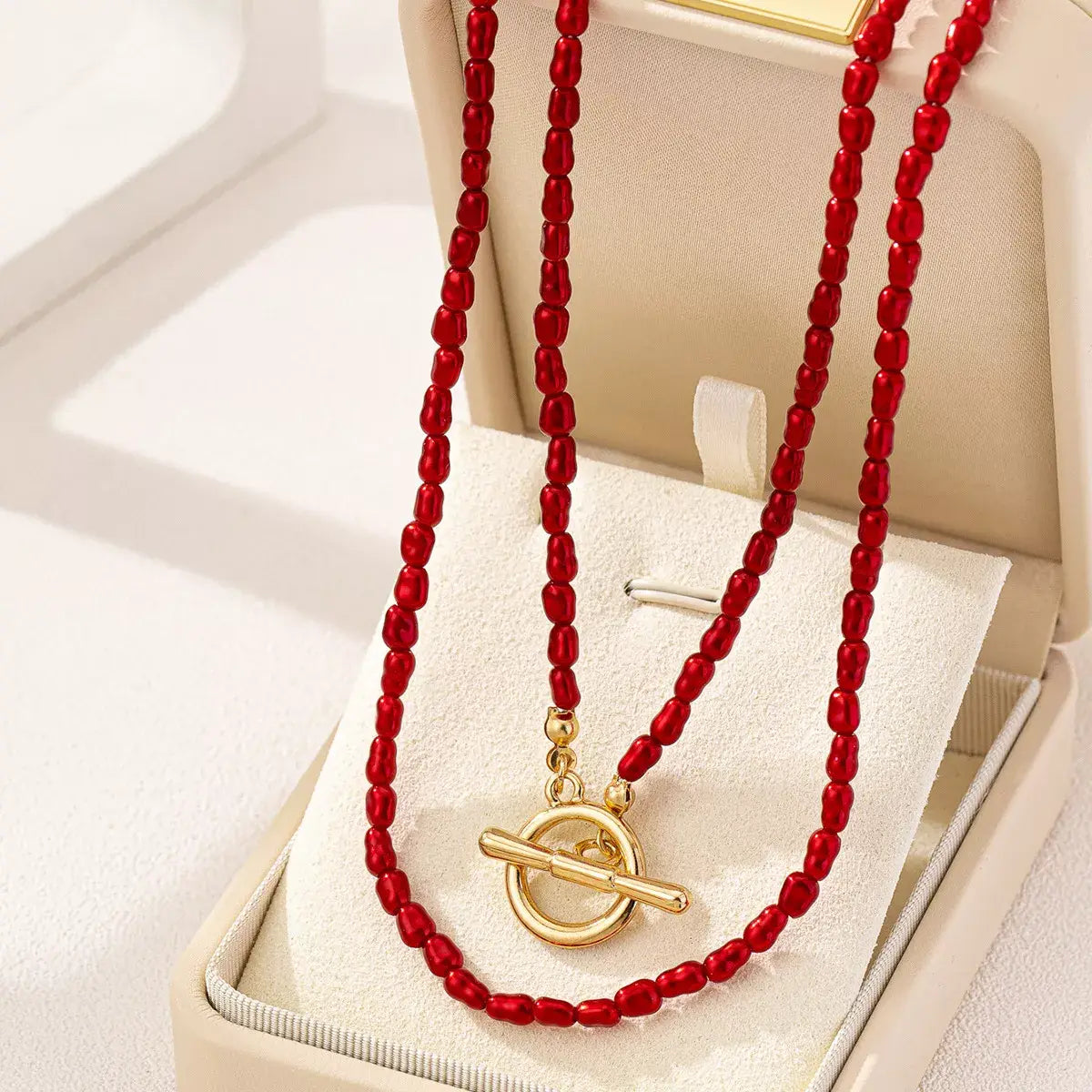 2 Piece Bohemian Beaded Necklace - Trendsi - Flyclothing LLC