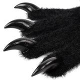 Halloween Silicone Meat Mat Long Gloves