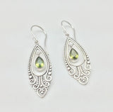 Alloy Rhinestone Cutout Earrings - Trendsi