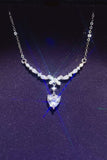 1 Carat 925 Sterling Silver Moissanite Necklace - Trendsi