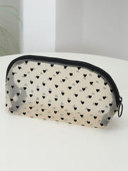 4- Piece Heart Polyester Storage Bag - Trendsi