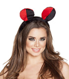 Roma Costume Red/Black Lady Bug Head Piece - Roma Costume - Flyclothing LLC