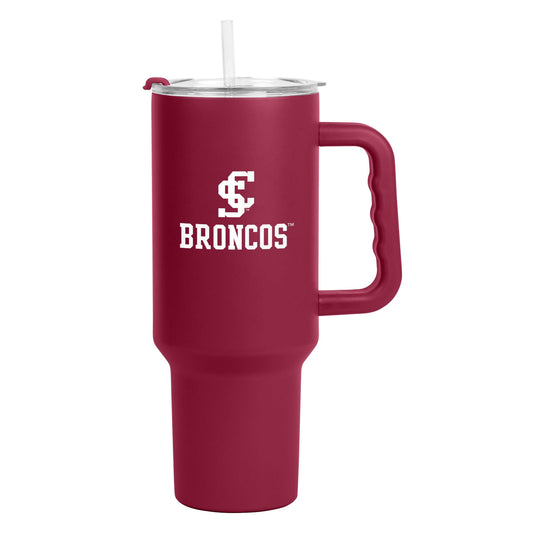 Santa Clara 40oz Flipside Powder Coat Tumbler - Logo Brands - Flyclothing LLC