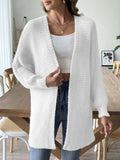 Open Front Long Sleeve Cardigan - Trendsi - Flyclothing LLC