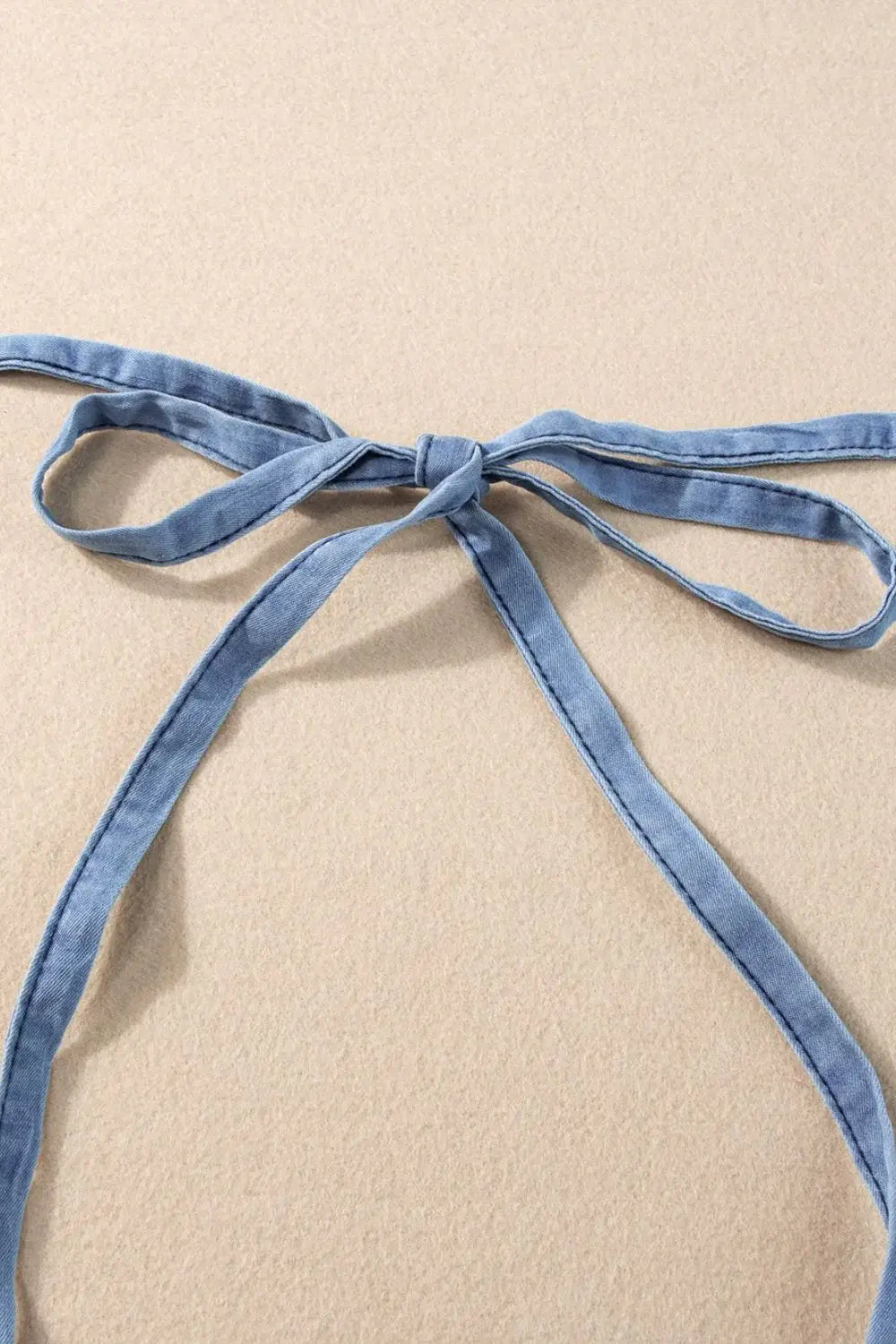 Square Neck Denim Overalls with Pockets - Trendsi - Flyclothing LLC