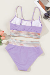 Scoop Neck Spaghetti Strap Bikini Set - Trendsi - Flyclothing LLC