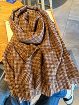 Plaid Warm Scarf - Trendsi - Flyclothing LLC