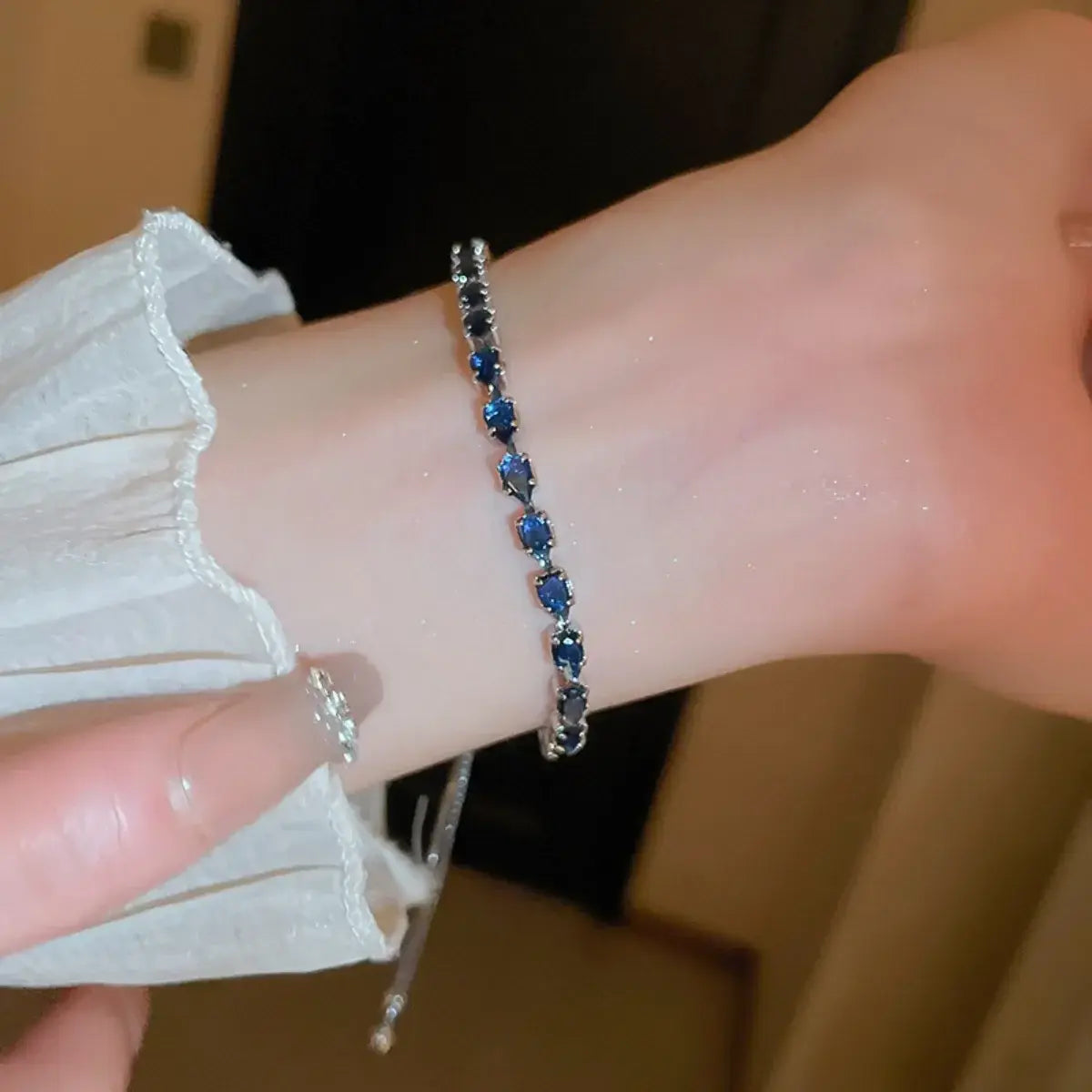 Alloy Zircon Bracelet - Trendsi - Flyclothing LLC