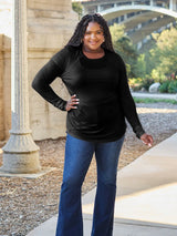 Basic Bae Full Size Round Neck Long Sleeve T-Shirt - ShopBasicbae - Flyclothing LLC