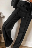 Zip Up Long Sleeve Top and Pants Set - Trendsi - Flyclothing LLC
