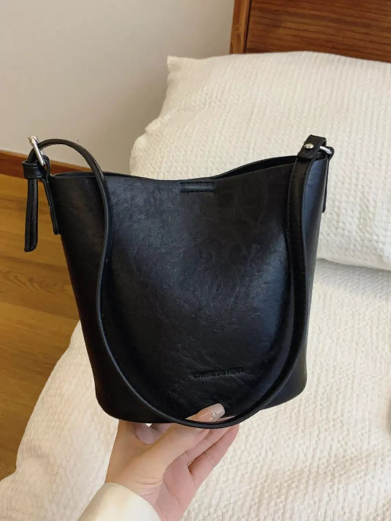 Vintage Style Bucket Crossbody Bag - Trendsi - Flyclothing LLC