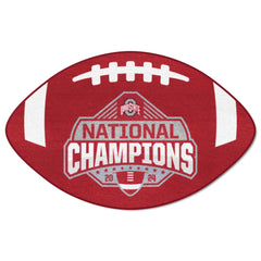 Official Ohio State 2024 National Champions Logo 20.5"x32.5" Football Mat - Ohio State