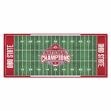 Official Ohio State 2024 National Champions Logo 30"x72" Football Field Runner - Ohio State Buckeyes - Flyclothing LLC