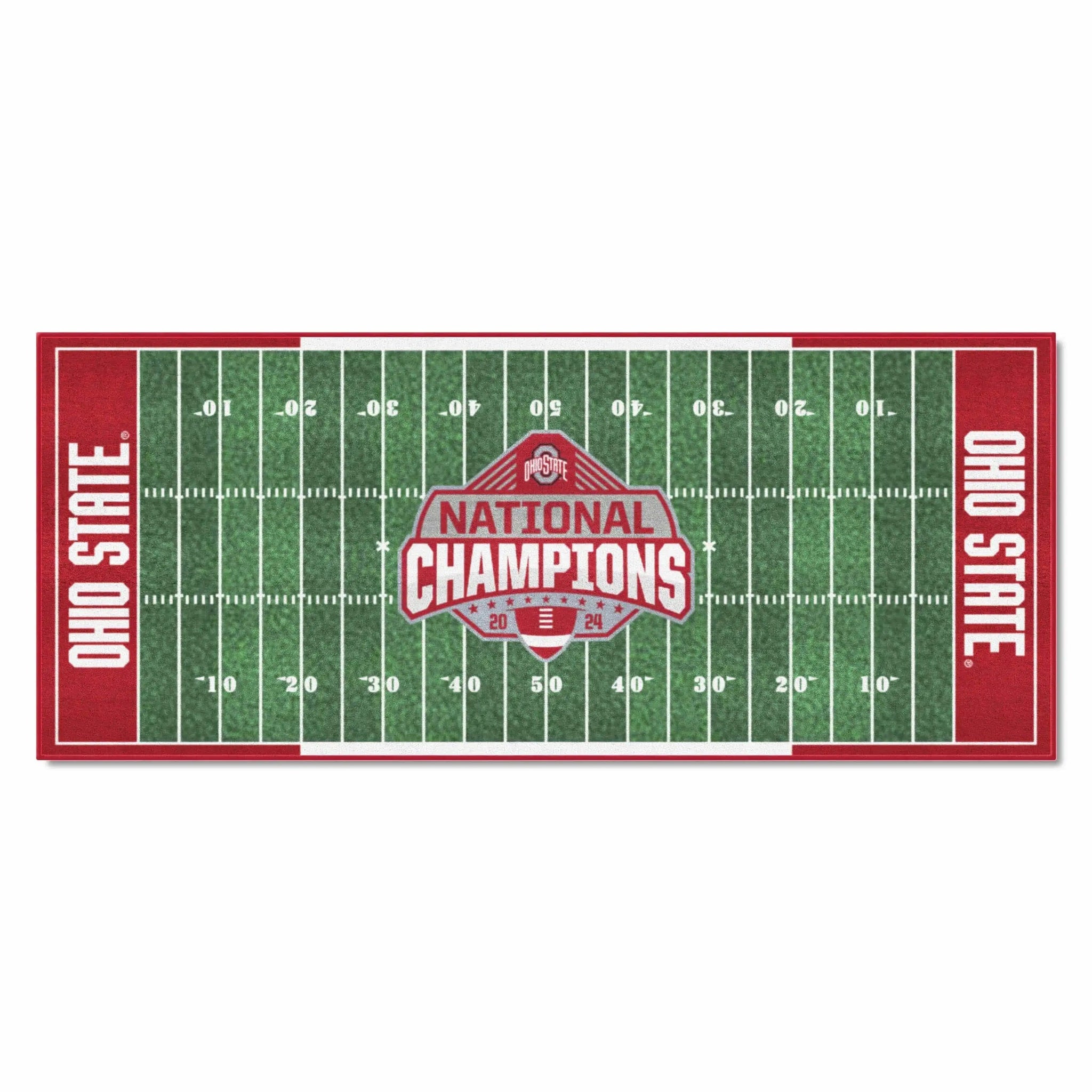 Official Ohio State 2024 National Champions Logo 30"x72" Football Field Runner - Ohio State Buckeyes - Flyclothing LLC