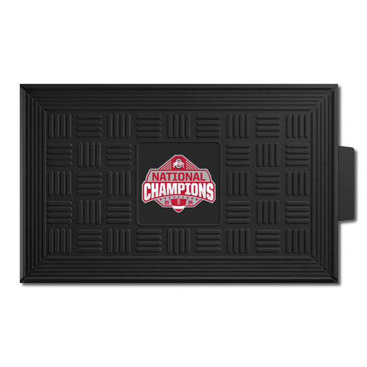Official Ohio State 2024 National Champions Logo 19.5"x31.25" Medallion Door Mat - Ohio State