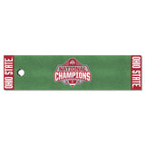 Official Ohio State 2024 National Champions Logo 18"x72" Putting Green Mat - Ohio State Buckeyes - Flyclothing LLC