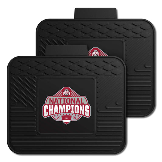 Official Ohio State 2024 National Champions Logo 14"x17" 2 Utility Mats - Ohio State