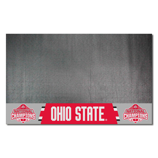 Official Ohio State 2024 National Champions Logo 26"x42" Grill Mat - Ohio State