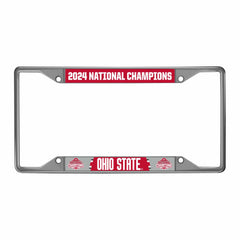 Official Ohio State 2024 National Champions Logo 6.25"x12.25" License Plate Frame