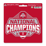 Official Ohio State 2024 National Champions Logo 8” x 8” Large Decal - Ohio State