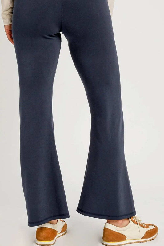 Umgee High-Waisted Flare Leggings - Trendsi - Flyclothing LLC