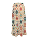 Baha Ranch Cream Aztec Beach Swim Coverup Skirt - Baha Ranch Western Wear - Flyclothing LLC