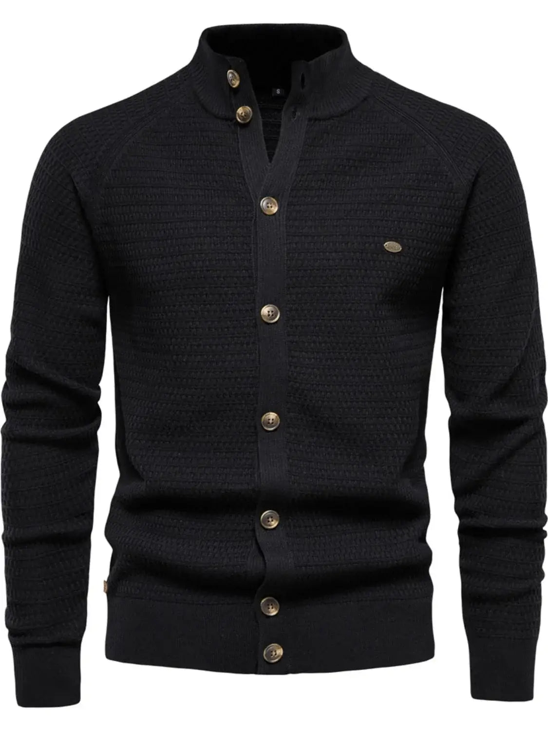 Men's Button Down Long Sleeve Cardigan - Trendsi - Flyclothing LLC