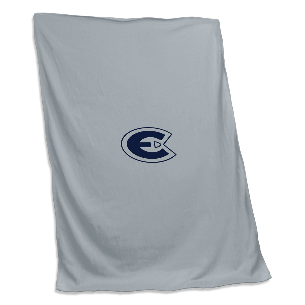 Wisconsin - Eau Claire Gray Sweatshirt Blanket (Screened) - Logo Brands - Flyclothing LLC