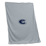 Wisconsin - Eau Claire Gray Sweatshirt Blanket (Screened) - Logo Brands - Flyclothing LLC