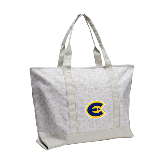 Wisconsin - Eau Claire Leopard Pattern Tote - Logo Brands - Flyclothing LLC