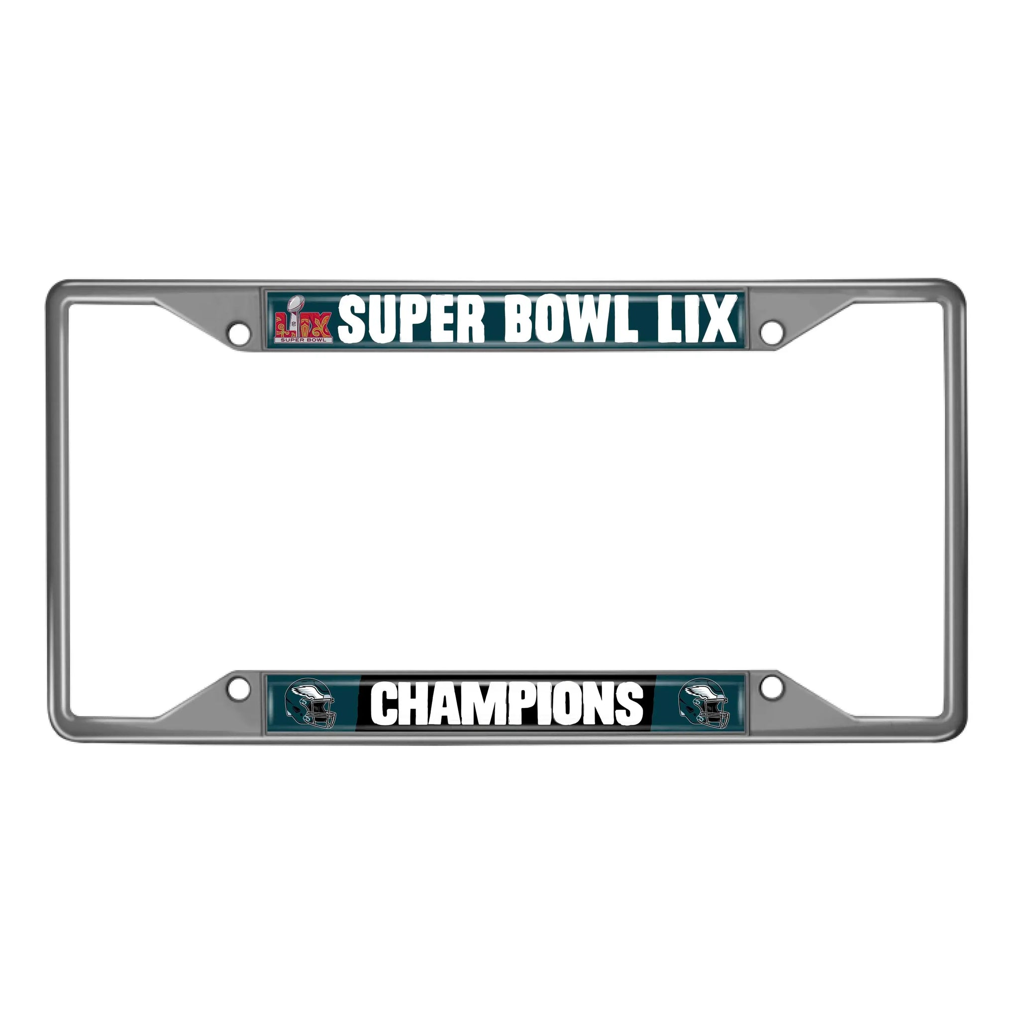 Philadelphia Eagles Super Bowl LIX Champions License Plate Frame - Philadelphia Eagles - Flyclothing LLC