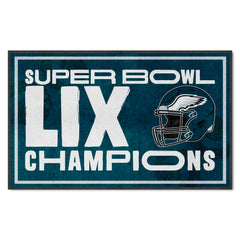 Philadelphia Eagles Super Bowl LIX Champions 4X6 Logo Mat Landscape