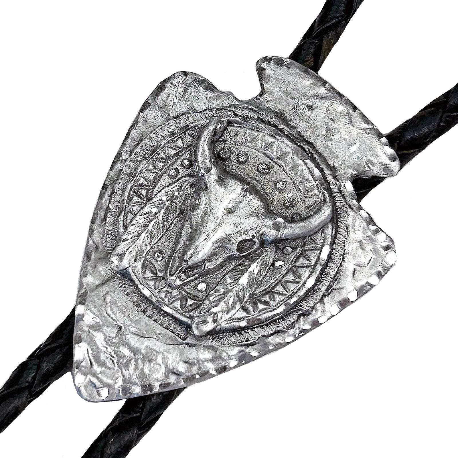 Rockmount Ranch Ware Arrowhead with Skull Western Bolo Tie - Rockmount Clothing - Flyclothing LLC