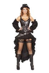 Roma Costume 4647 6pc Sexy Steampunk Maiden - Roma Costume
