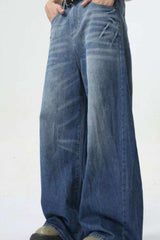 Wide Leg Men's Jeans with Pockets - Trendsi - Flyclothing LLC