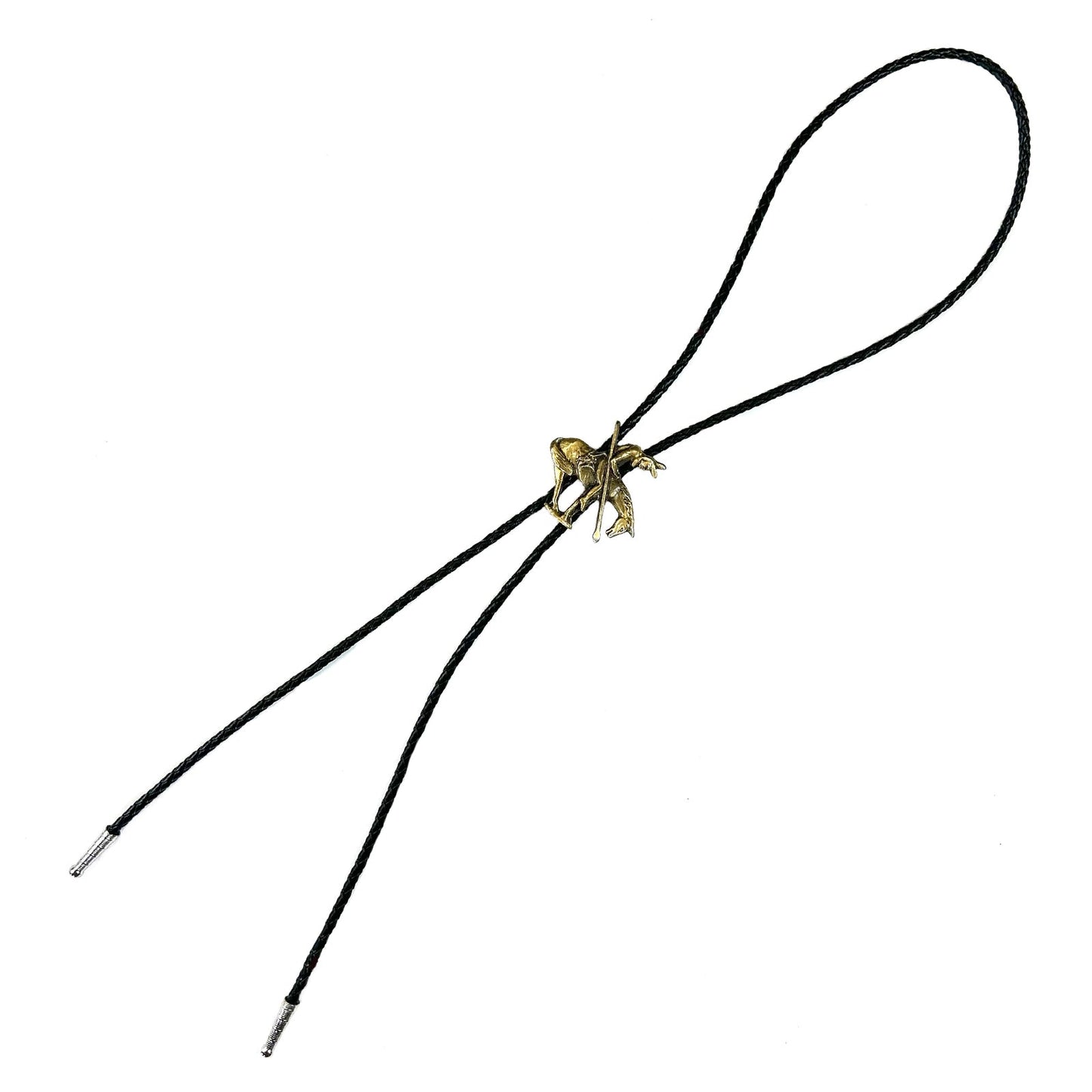 Rockmount Ranch Wear Brass End of Trail Western Bolo Tie - Rockmount Clothing - Flyclothing LLC
