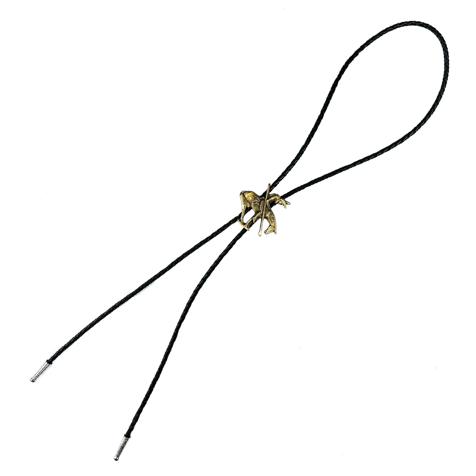 Rockmount Ranch Wear Brass End of Trail Western Bolo Tie - Rockmount Clothing - Flyclothing LLC