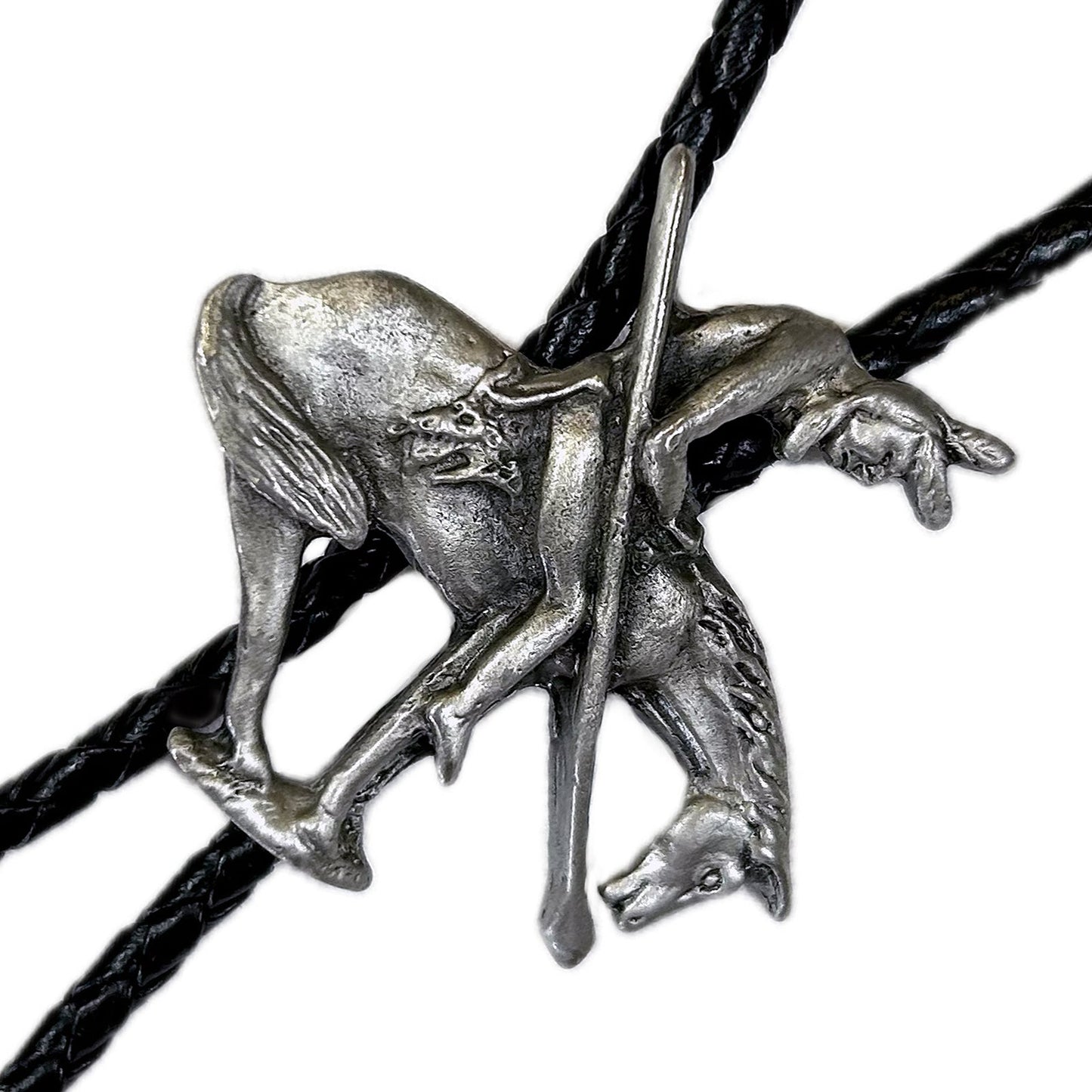 Rockmount Ranch Wear Pewter End of Trail Western Bolo Tie - Rockmount Clothing - Flyclothing LLC